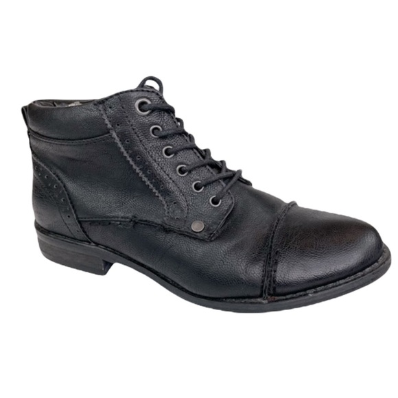 Fergalicious Jerry Black Lace Up Boot Low Shaft 6 - Picture 1 of 17
